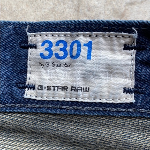 G Star Raw 3301 Slim Jeans 30x32 - Picture 3 of 9